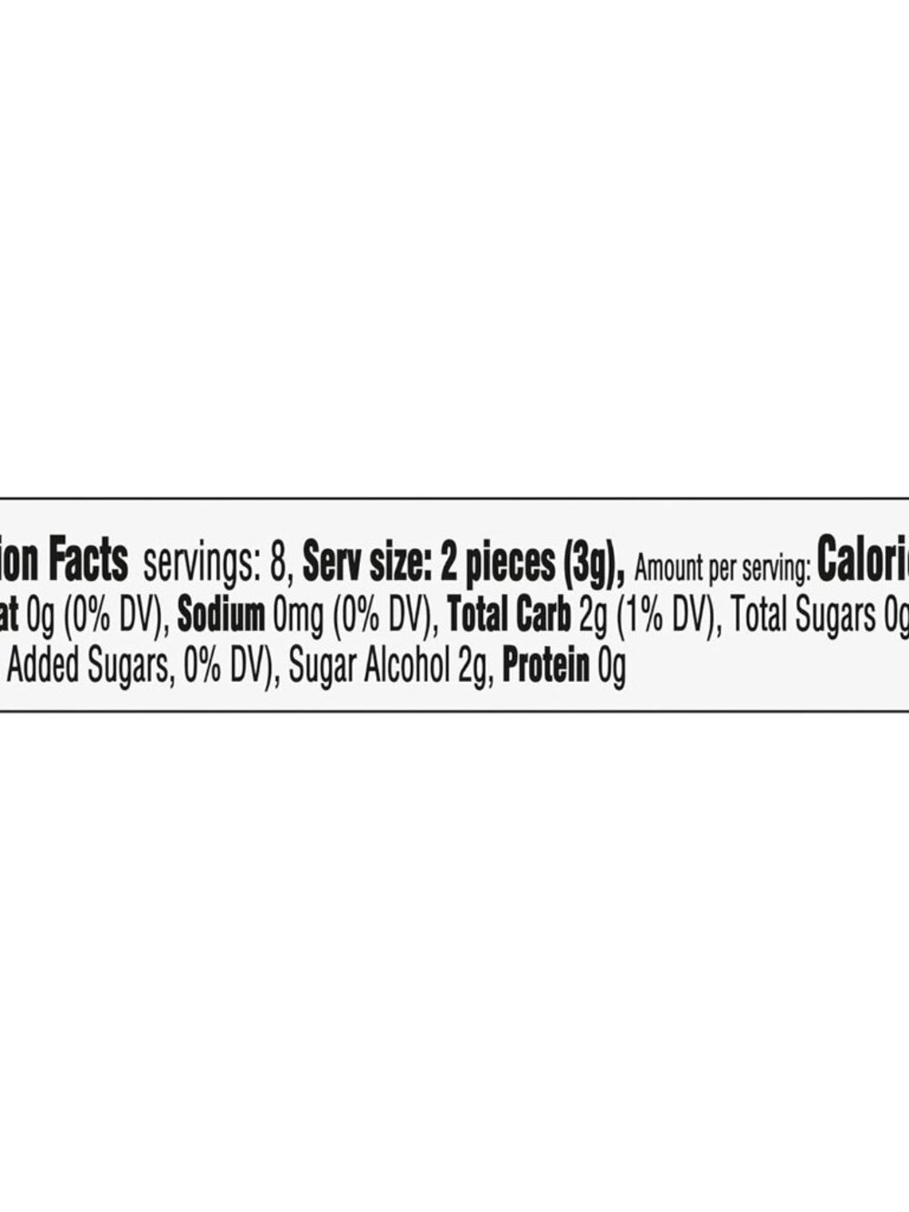 White Spearmint Sugar-Free Chewing Gum, 9 Pack of 16 Pieces 144 Total Pieces - Picture 8 of 16